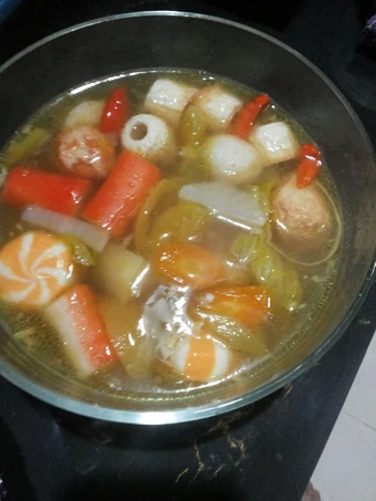 Cara Gampang Membuat Resep Sop bakso warna warni yang Sempurna Anti Ribet, Bisa Manjain Lidah