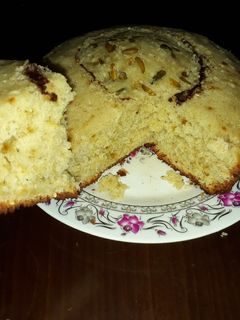 عکسی از دستور کیک ۱ تخم مرغی بدون فر خوشمزه عصرونه👌👌😋