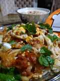 Khowsey with white curry