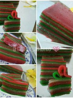 Foto resep Kue lapis sagu/ kue pepe
