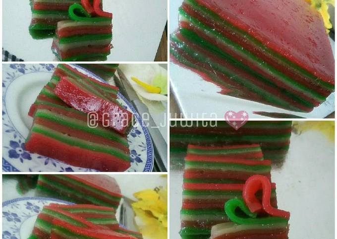 Kue lapis sagu/ kue pepe