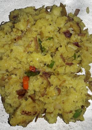 A picture of Suji upma.