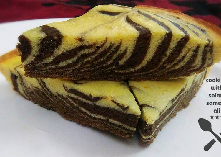 Easiest Way to Prepare Yummy Zebra cake