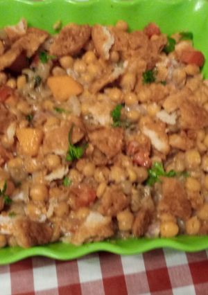 A picture of Chana Chaat.