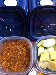 Foto resep Rujak mangga +Sambel kacang almond