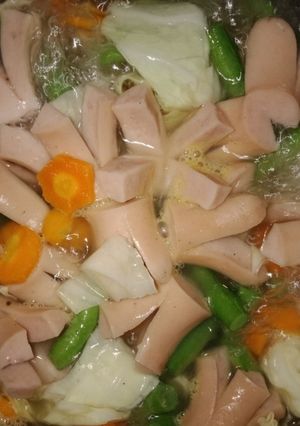 Foto resep Sayur sup sosis