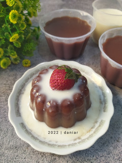 Foto resep Puding Coklat Vla Susu