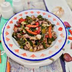 Tumis Daun Kencur Cumi Asin 🦑🥬-レシピのメイン写真