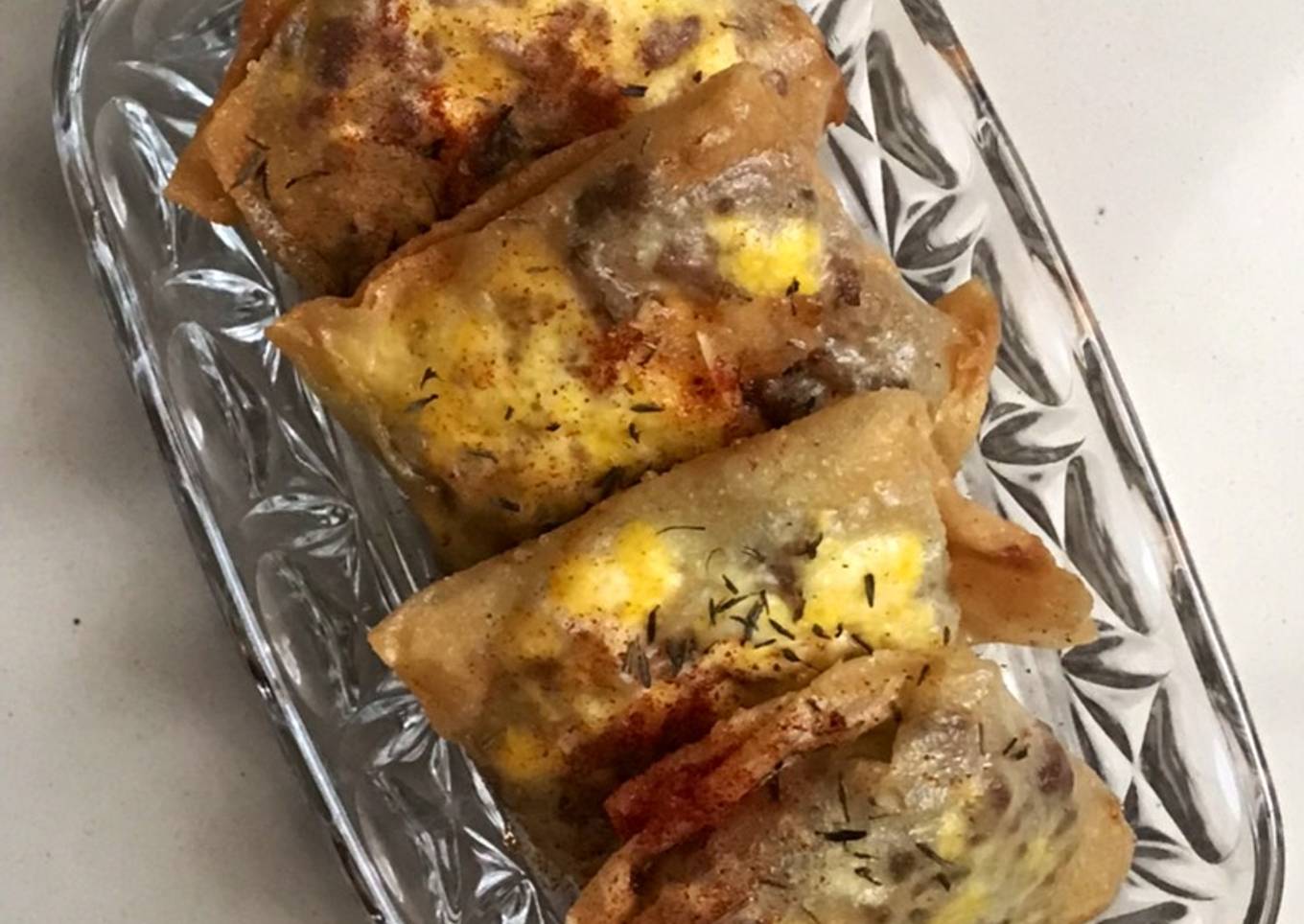 Martabak Isi (Tahu, Telor, Daging Cincang)