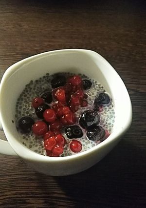 Vaníliás chia "puding" recept fotója