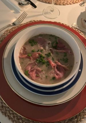 Una foto de Crema de champiñones