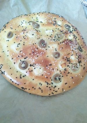 صورة لوصفة خبز الزيتون والجبن
