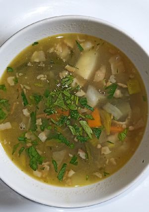 Una foto de Sopa cultivateur al sasón del hogar