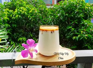 Hình của món Sinh tố dừa sáp cà phê.