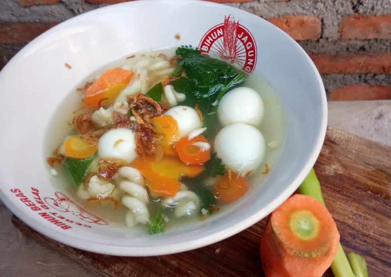 1. Sup sayur sederhana