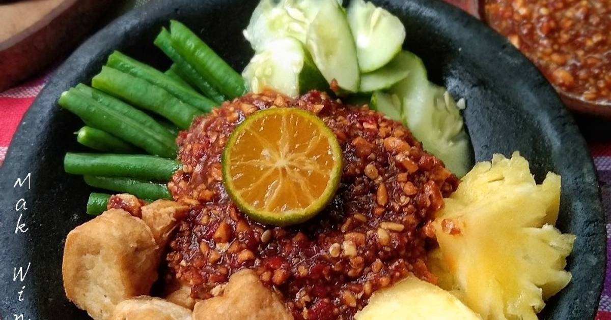 655 resep rujak petis sayur enak dan mudah - Cookpad