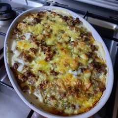 Gratin savoureux de pommes de terre et viande hachée 🍽-レシピのメイン写真
