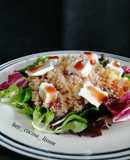 Ensalada de quinoa con queso de cabra