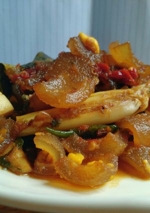 Foto resep Oseng kikil