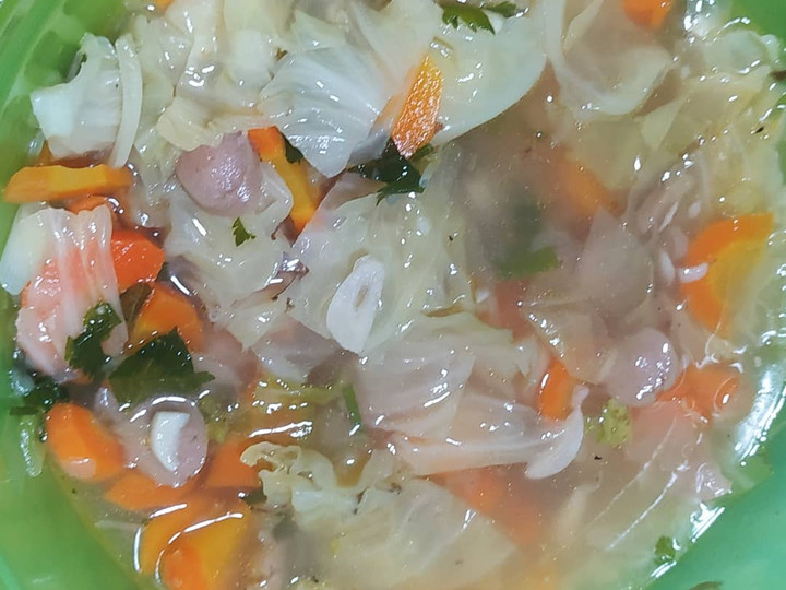 Anti Ribet, Memasak Sayur sop sosis Murah