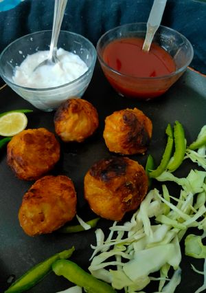 A picture of Tandoori veg Momos.