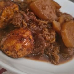 A picture of Fussy Slow Cooker Beef Stew.