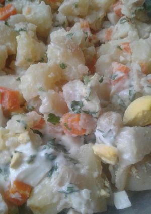 Una foto de Papas mayo