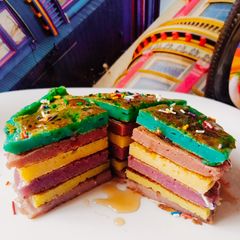A picture of Tri Color Pancakes.