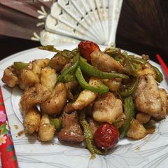 A picture of Chicken dry chilli.