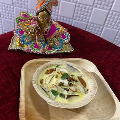 A picture of Kheera Chenna Paayesh.