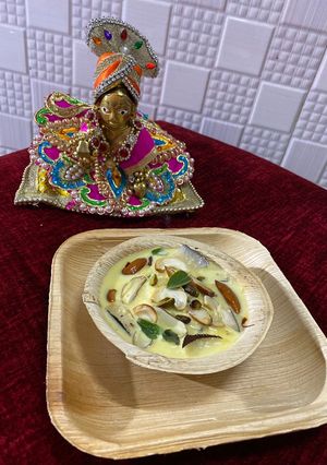 A picture of Kheera Chenna Paayesh.