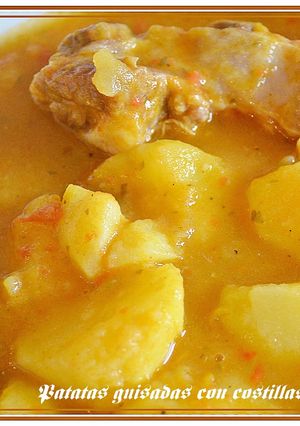 Foto principal de Patatas guisadas con costillas en adobo