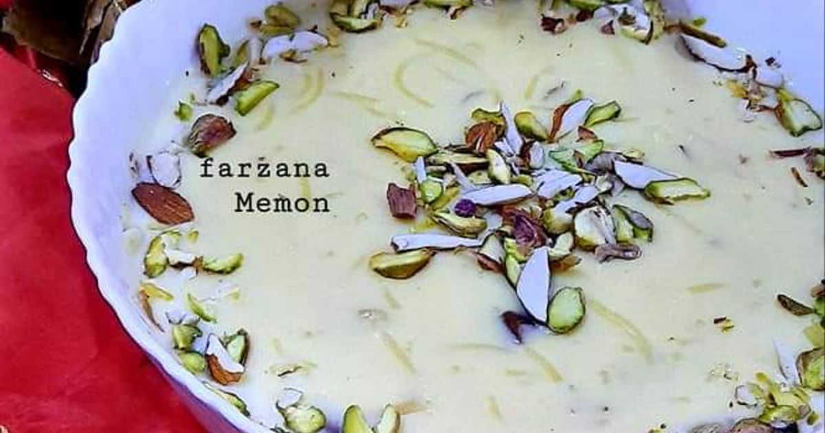 Shahi Dilbahar Custard Recipe by Farzana Memon - Cookpad