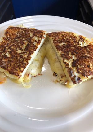 A picture of Cauliflower Grilled Cheese sandwich.