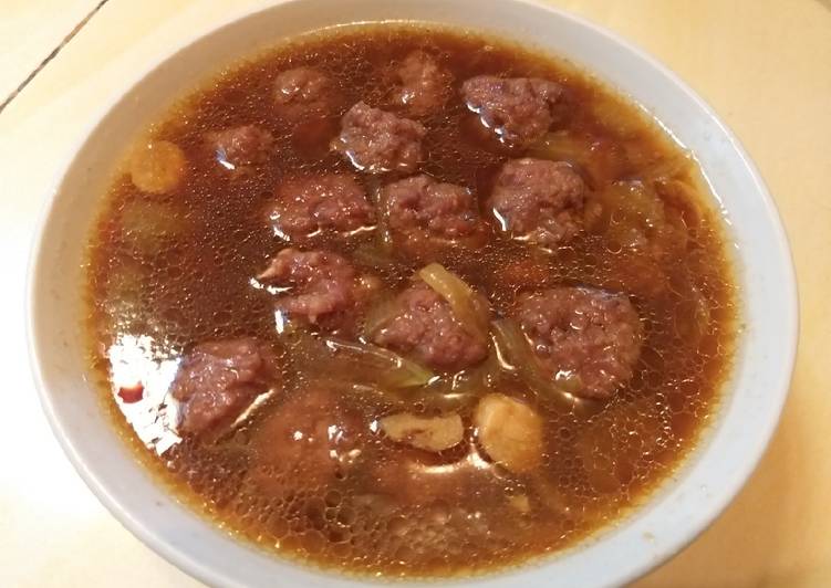 Resep Semur bola bola daging yang Lezat Sekali