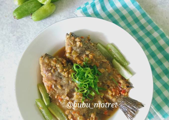 STEP-BY-STEP GUIDE! Recipe Ikan nila tauco pedas asem wuluh