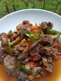 Tumis atiampela cabe ijo