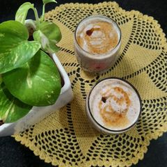 A picture of Chia Apple Banana Smoothie.