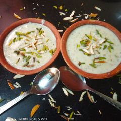 A picture of Bajre ki kheer.