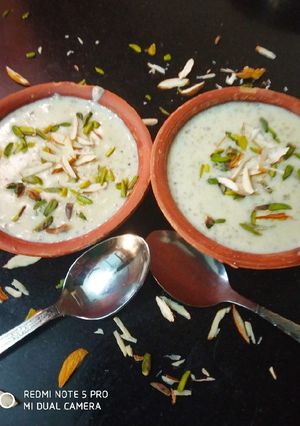 A picture of Bajre ki kheer.