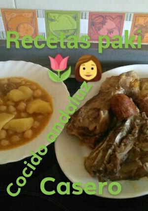 Una foto de Cocido andaluz con Thermomix y sin, a mi manera 🍴