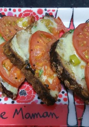 A picture of Home-alone solo supper!.