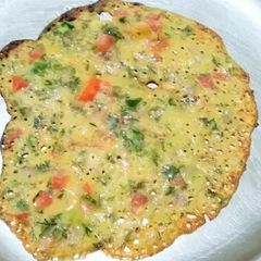 A picture of Tomato Omelette (Eggless) - Instant and Easy Nashta.
