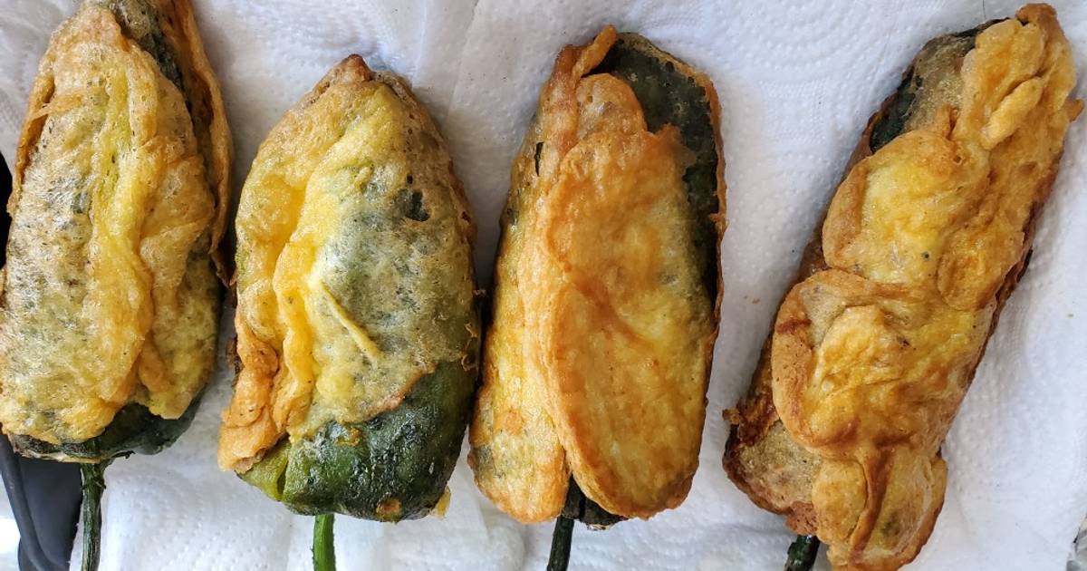 Chiles Rellenos De Queso Sin Capear 244 Recetas Caseras Cookpad