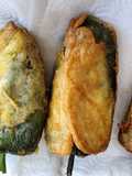 Chiles rellenos de queso secos