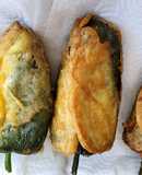 Chiles rellenos de queso secos