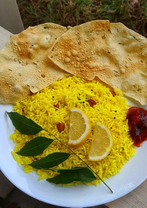 A picture of Quick lemon rice.