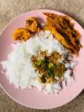 Dried Nethili Fish Fry | Egg Masala Fry