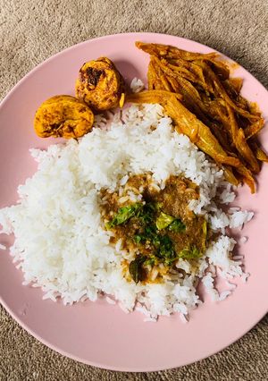 A picture of Dried Nethili Fish Fry | Egg Masala Fry.