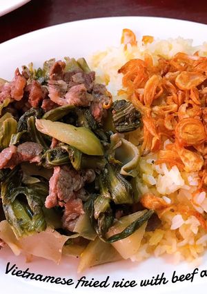 Hình của món Cơm rang dưa bò.